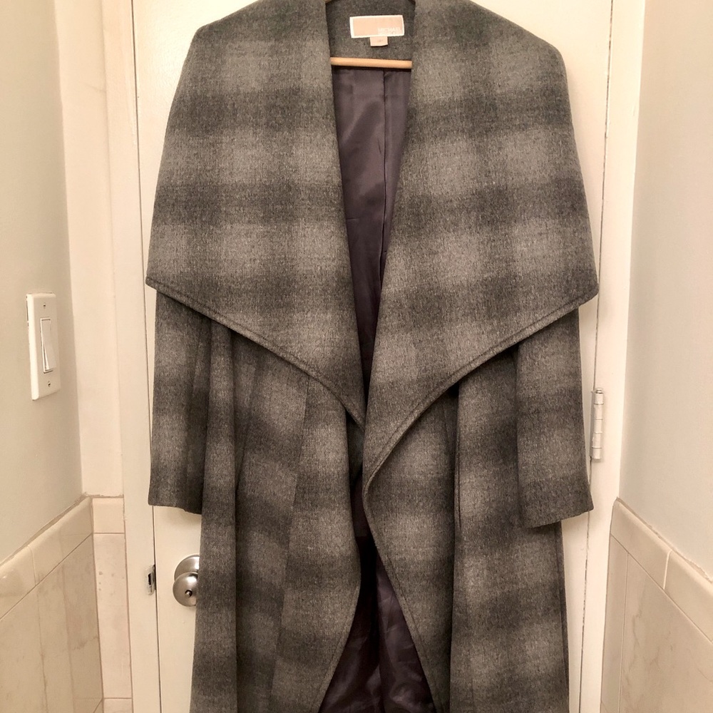 Wrap Michael Kors wool coat